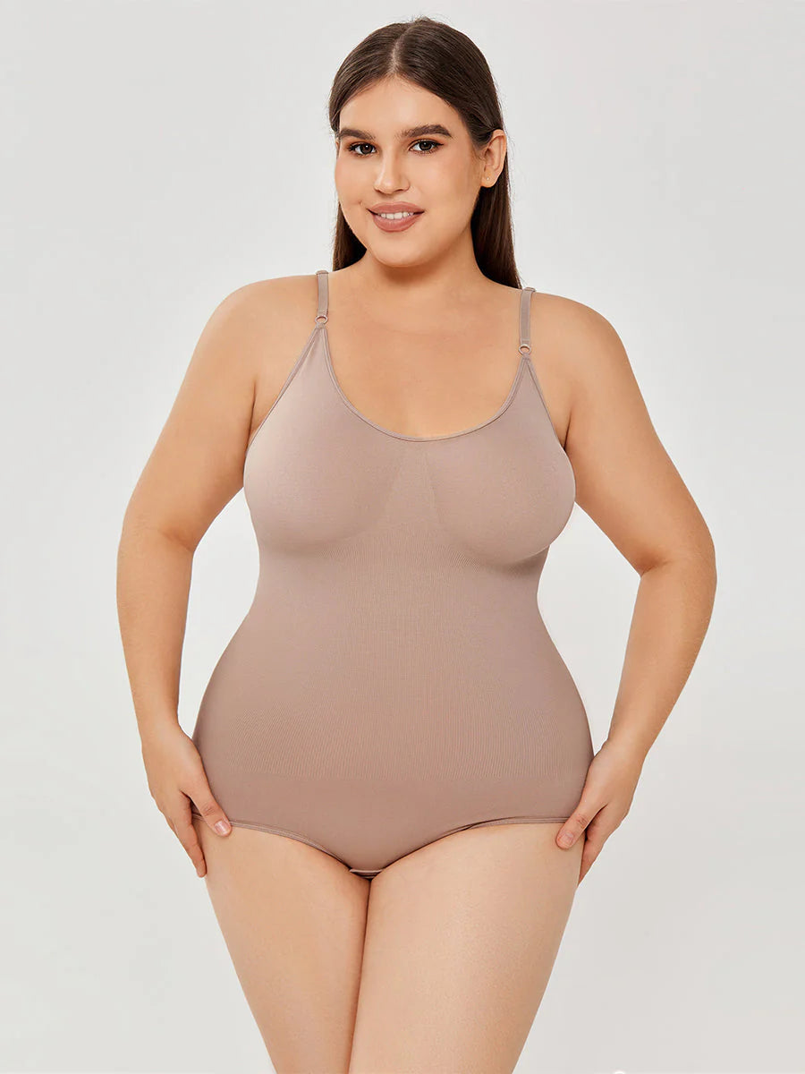 Official LuxeShape V Neck Bodysuit Compression Body Suits