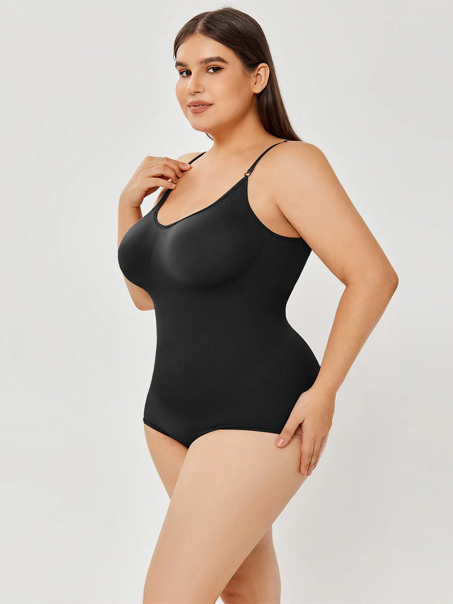 Official LuxeShape V Neck Bodysuit Compression Body Suits