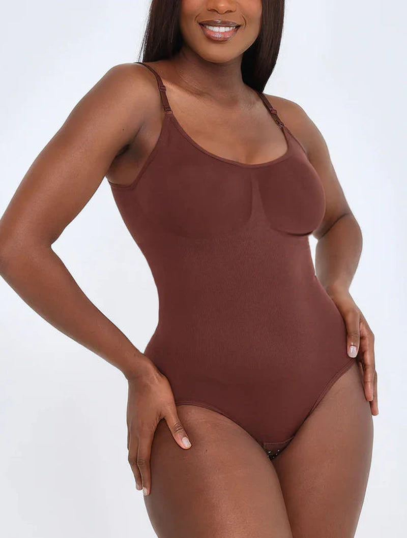 Official LuxeShape V Neck Bodysuit Compression Body Suits